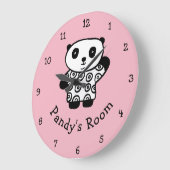 Persoonlijke Pandy de Panda Grote Klok (Hoek)