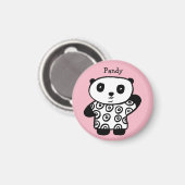 Persoonlijke Pandy de Panda Magneet (Voorkant / Achterkant)