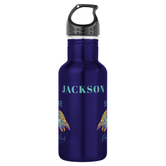 Persoonlijke pangolins opslaan waterfles (Voorkant)