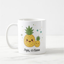 Persoonlijke Papa Ananas Vaderdag Cadeau voor Papa