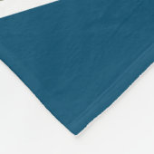 Persoonlijke papa definitie 9 foto collage blauw fleece deken (Hoek)