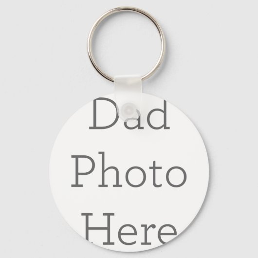 Persoonlijke papa Foto Sleutelhanger Gift (Voorkant)