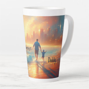 Persoonlijke papa-lattebeker - Altijd naast je  Latte Mok