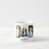 Persoonlijke “PAPA mijn held” espressiekop Espresso Kop (Voorkant)