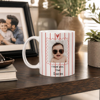 Persoonlijke papa mok met babyfoto