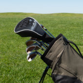 Persoonlijke Papa Wolf Natuur Silhouet Golfheadcover (Insitu)