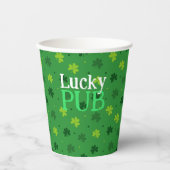 Persoonlijke papieren bekers St. Patrick's Day (Voorkant)