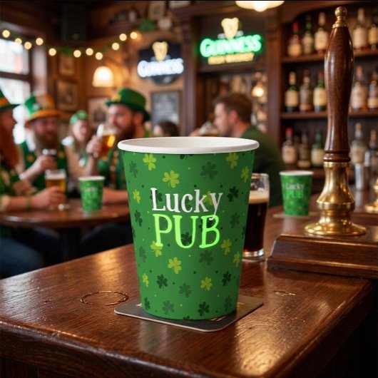 Persoonlijke papieren bekers St. Patrick's Day