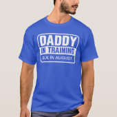 Persoonlijke pappa in opleiding t-shirt (Voorkant)