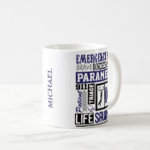 Persoonlijke paramedic SymbolS Word Coffee Mok (Voorkant rechts)