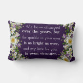Persoonlijke paren 50th Wedding Jubileum Kussen (Achterkant)
