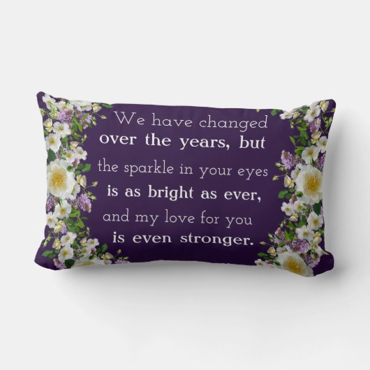 Persoonlijke paren 50th Wedding Jubileum Kussen (Achterkant)