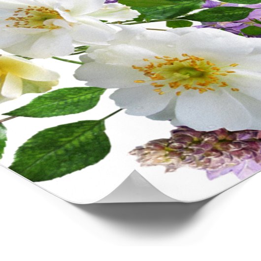 Persoonlijke paren 50th Wedding Jubileum Poster (Hoek)