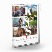 Persoonlijke paren foto LOVE Gift (Links)