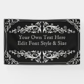 Persoonlijke partij, reünie, feestbanner spandoek (Horizontaal)