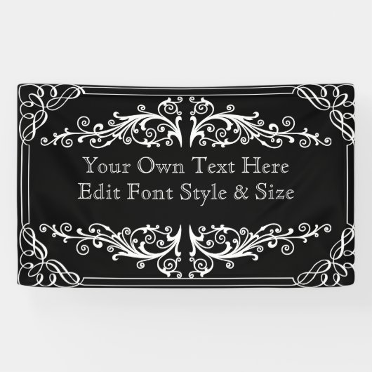 Persoonlijke partij, reünie, feestbanner spandoek (Horizontaal)