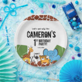 Persoonlijke partij Safari Papieren Bordje (Feest)