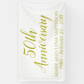 Persoonlijke partijbanner voor Jubileum Spandoek (Verticaal)