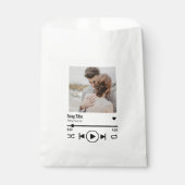 Persoonlijke Pas getrouwd Foto Song Playlist Bedankzakje (Voorkant)