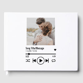 Persoonlijke Pas getrouwd Foto Song Playlist Gastenboek