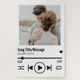 Persoonlijke Pas getrouwd Foto Song Playlist Legpuzzel