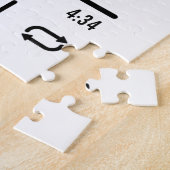 Persoonlijke Pas getrouwd Foto Song Playlist Legpuzzel (Zijkant)