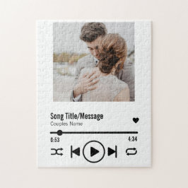 Persoonlijke Pas getrouwd Foto Song Playlist Legpuzzel