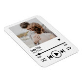 Persoonlijke Pas getrouwd Foto Song Playlist Magneet (Rechterzijde)