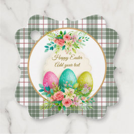 Persoonlijke Pasen Eieren & Lente Rozen Bedankjes Labels