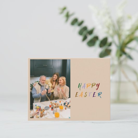 Persoonlijke Pasen Groetkaart Feestdagenkaart (Staand voorkant)