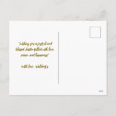 Persoonlijke Pasen Groetkaart Feestdagenkaart (Achterkant)