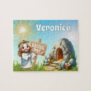 Persoonlijke Pasen Hij Is Opgestaan Legpuzzel