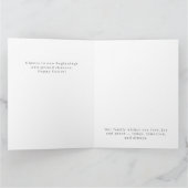 Persoonlijke Pasen Konijn Foto Wenskaart Kaart (Binnen)