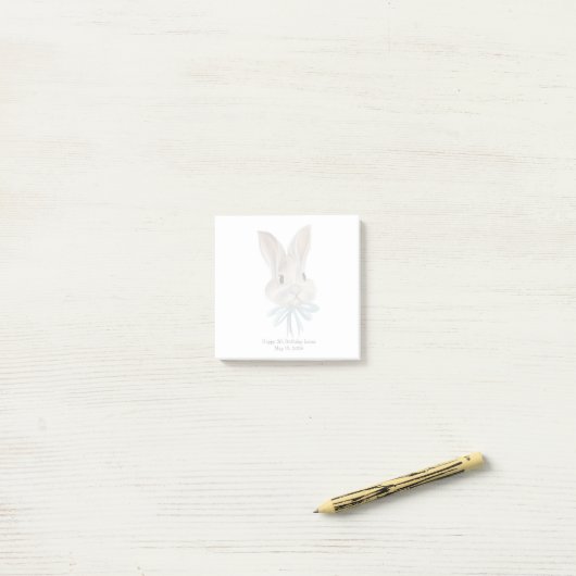 Persoonlijke Pasen Konijn Post-it Notities  Post-it® Notes (Op bureau)