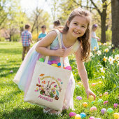 Persoonlijke Pasen Konijn Snoep Tote Bag