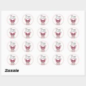Persoonlijke Pasen Konijn Stickers (Vel)