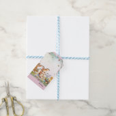 Persoonlijke Pasen Stickers Cadeaulabel (Met Touw)