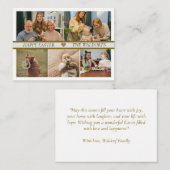 Persoonlijke Pasen Vreugde: Aangepaste Foto & Teks Notitiekaartje (Voorkant / Achterkant)