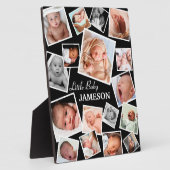 Persoonlijke pasgeboren Baby 17 Foto | Cadeau Fotoplaat (Zijkant)
