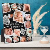 Persoonlijke pasgeboren Baby 17 Foto | Cadeau Fotoplaat (Zijkant)
