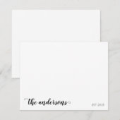 Persoonlijke Passen getrouwd voor het script voor  Notitiekaartje (Voorkant / Achterkant)