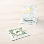 Persoonlijke Passover Pesach Seder Eucalyptus Bird Kartonnen Onderzetters (Insitu)