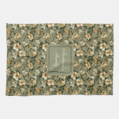 Persoonlijke Pastel Loof Shabby Chic Handdoek (Horizontaal)