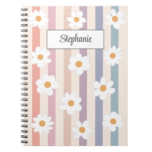 Persoonlijke Pastel Notitieboek (Voorkant)