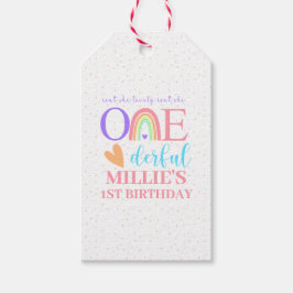 Persoonlijke Pastel Regenboog Cadeaubijsluiters Cadeaulabel