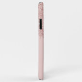 Persoonlijke Pastel Roze Roze Goud Glitter Kunst Case-Mate iPhone Case (Achterkant/rechts)