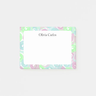 Persoonlijke Pastel Swirl Post-it® Notes