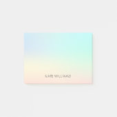 Persoonlijke Pastel Waterverf Stijlvol Elegant Post-it® Notes (Voorkant)