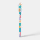 Persoonlijke Pastelbloemen iPhone 15 Case (Linkerkant)