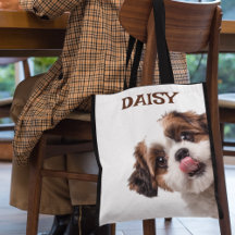 Persoonlijke Pastelbruine Hond Foto Boodschappenta